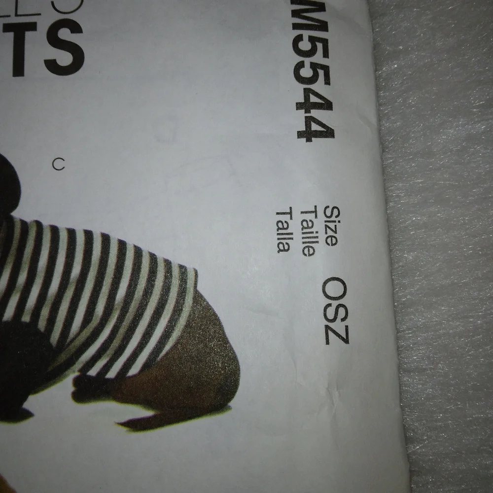 MCCALL'S M5544 Pet Pullovers for dogs , size XS-S-M